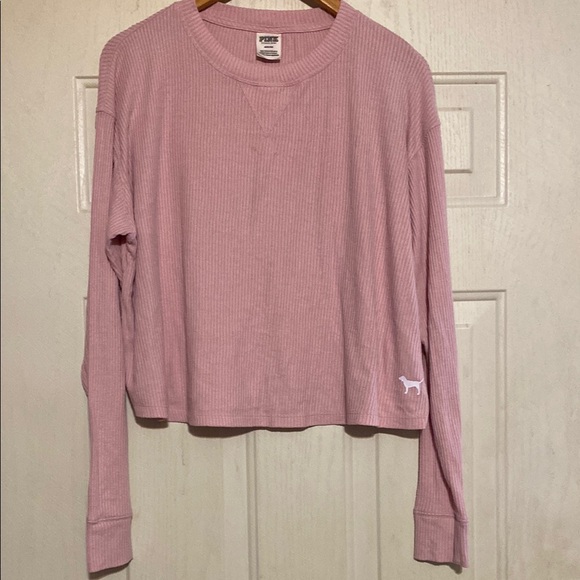 PINK Victoria's Secret Tops - PINK‎ Victoria's Secret Soft Ribbed Top - Blush
